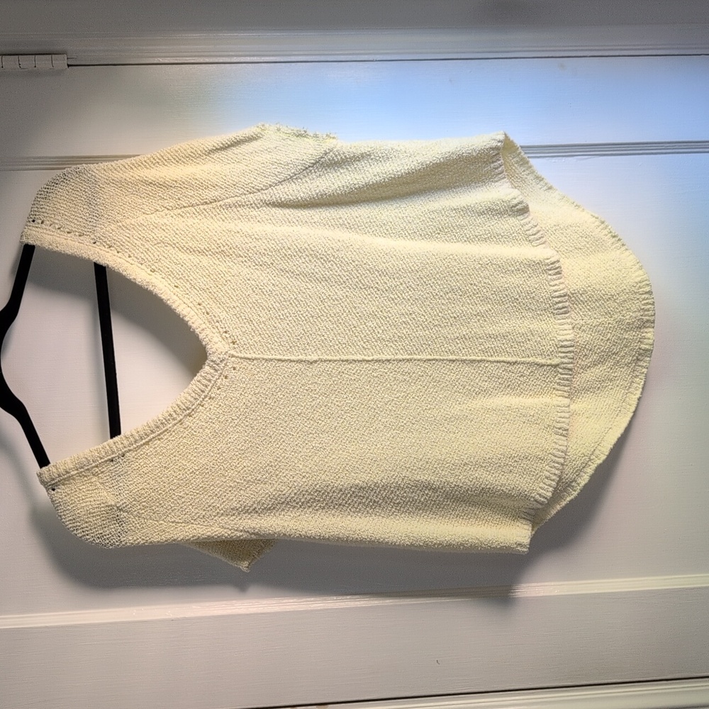 Women's Yellow Knit Top